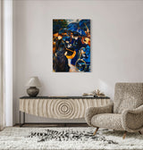 The Umbrellas - Painted by Pierre-Auguste Renoir - Circa. 1880. High Quality Polyester Cotton Canvas Print. Rolled Canvas Available in 3 Sizes - Small, Medium, or Large. Stretched Canvas Option Available in One (1) Large Size - 70cm.