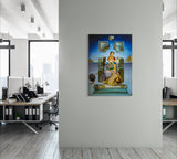 The Madonna of Port Lligat - Painted by Salvador Dali - Circa. 1949. High Quality Polyester Cotton Canvas Print. Ready to be Framed or Mounted. Available in 3 Sizes - Small - Medium or Large.