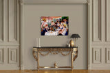 Luncheon of the Boating Party - Painted by Pierre-Auguste Renoir - Circa. 1881. Quality Polyester Cotton. Ready to be Framed or Mounted. Available in One Large Size. 70cm X 100cm. Stretched Canvas Option Available in One (1) Large Size - 70cm x 100cm.