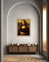Mona Lisa - Painted by Leonardo Davinci - Circa. 1503. High Quality Polyester Cotton Canvas Print. Ready to be Framed or Mounted. Available in One Large Size. 80cm X 100cm.