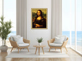 Mona Lisa - Painted by Leonardo Davinci - Circa. 1503. High Quality Polyester Cotton Canvas Print. Ready to be Framed or Mounted. Available in One Large Size. 80cm X 100cm.