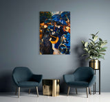 The Umbrellas - Painted by Pierre-Auguste Renoir - Circa. 1880. High Quality Polyester Cotton Canvas Print. Rolled Canvas Available in 3 Sizes - Small, Medium, or Large. Stretched Canvas Option Available in One (1) Large Size - 70cm.