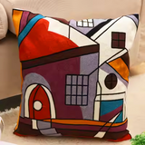 EMBROIDED Premium Cushion Covers (PICASSO INSPIRED Collection) - 4 Gorgeous Picasso Inspired Cushion Covers to Select From. Standard 45cm Cushion Size. Curated Range Unique to Australia.
