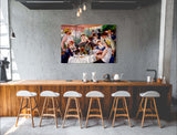 Luncheon of the Boating Party - Painted by Pierre-Auguste Renoir - Circa. 1881. Quality Polyester Cotton. Ready to be Framed or Mounted. Available in One Large Size. 70cm X 100cm. Stretched Canvas Option Available in One (1) Large Size - 70cm x 100cm.