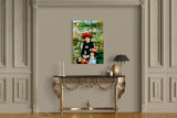 Two Sisters (On the Terrace) - Painted by Pierre-Auguste Renoir - Circa. 1881. High Quality Polyester Cotton Canvas Print. Ready to be Framed. Available in One Large Size. 70cm X 100cm. Stretched Canvas Option Available in One (1) Large Size - 70cm x 100