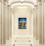 The Madonna of Port Lligat - Painted by Salvador Dali - Circa. 1949. High Quality Polyester Cotton Canvas Print. Ready to be Framed or Mounted. Available in 3 Sizes - Small - Medium or Large.