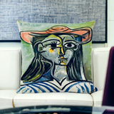 Stunning Cotton Cushion Covers (Picasso Collection) - 100 Gorgeous Picasso Original Artworks to Select From.