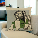 Stunning Cotton Cushion Covers (Picasso Collection) - 100 Gorgeous Picasso Original Artworks to Select From.