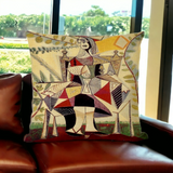 Stunning Cotton Cushion Covers (Picasso Collection) - 100 Gorgeous Picasso Original Artworks to Select From.