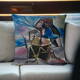 Stunning Cotton Cushion Covers (Picasso Collection) - 100 Gorgeous Picasso Original Artworks to Select From.
