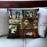 Stunning Cotton Cushion Covers (Picasso Collection) - 100 Gorgeous Picasso Original Artworks to Select From.