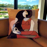 Stunning Cotton Cushion Covers (Picasso Collection) - 100 Gorgeous Picasso Original Artworks to Select From.