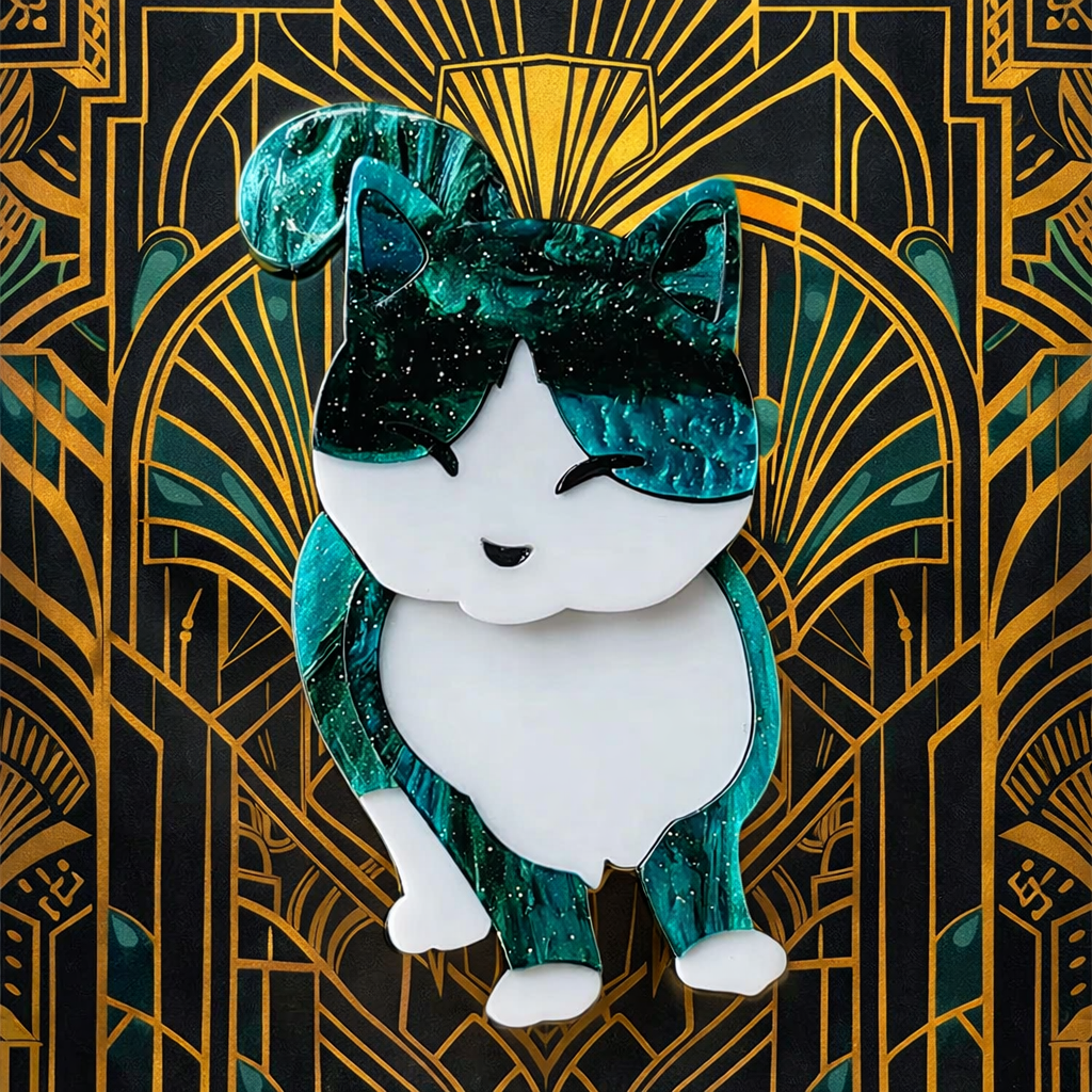 Art Deco Trio Feline Collection