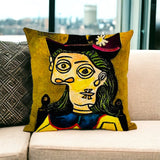 Stunning Cotton Cushion Covers (Picasso Collection) - 100 Gorgeous Picasso Original Artworks to Select From.