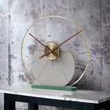 EM Collection - ‘Vogue Grey’ Bedside Table/Console Table Clock 46cm Wide