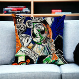 Stunning Cotton Cushion Covers (Picasso Collection) - 100 Gorgeous Picasso Original Artworks to Select From.