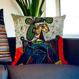 Stunning Cotton Cushion Covers (Picasso Collection) - 100 Gorgeous Picasso Original Artworks to Select From.