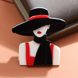 The Grand Black Luxe Brooch