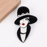 Chic Noir Brooch