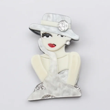 Artistic Deco Silhouette Brooch Collection