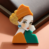 Evelyn at Dusk Brooch.