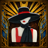 The Grand Black Luxe Brooch