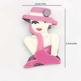 Artistic Deco Silhouette Brooch Collection