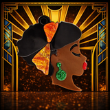 Glimmering Profile Brooch