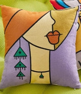 EMBROIDED Premium Cushion Covers (PICASSO INSPIRED Collection) - 4 Gorgeous Picasso Inspired Cushion Covers to Select From. Standard 45cm Cushion Size. Curated Range Unique to Australia.