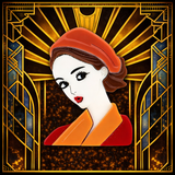 Continental Muse Brooch