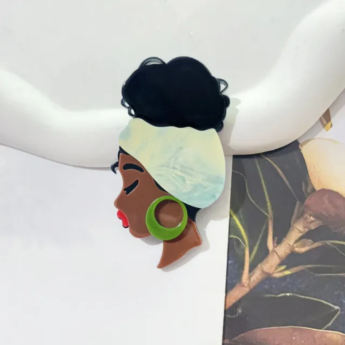 Sovereign Afro Six – Headwrap Series Inspired by Cubist Art