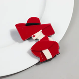 Deco Silhouette Brooch Collection