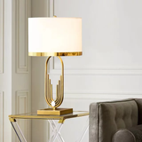 ‘Miller’ Gold Brass Table Lamp
