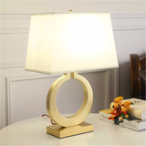 ‘Noguchi’ Gold Brass Table Lamp