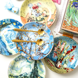 Exquisite Vincent Van Gogh 'Bone China & Gold' Tea/Coffee Set - European Masters Classic Vincent Van Gogh Famous Artworks and Designs to Exude Style and Elegance for Every Occasion.