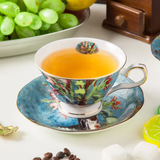 Exquisite Vincent Van Gogh 'Bone China & Gold' Tea/Coffee Set - European Masters Classic Vincent Van Gogh Famous Artworks and Designs to Exude Style and Elegance for Every Occasion.