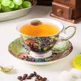 Exquisite Vincent Van Gogh 'Bone China & Gold' Tea/Coffee Set - European Masters Classic Vincent Van Gogh Famous Artworks and Designs to Exude Style and Elegance for Every Occasion.