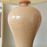 ‘Pelli’ Beige and Gold Classical Ceramic Table Lamp koi