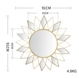 'Sirius’ Mirror Wall Sculpture 91cm Diameter - Simply Stunning