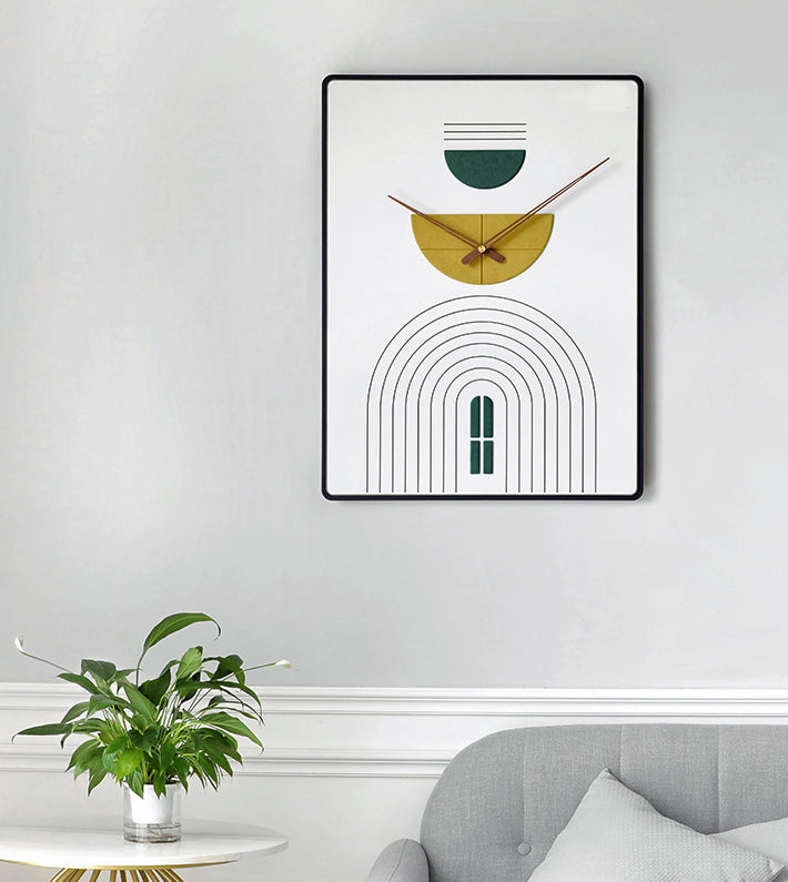 EM Collection - ‘Wright' Designer Wall Clock 75cm Length