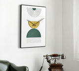 EM Collection - ‘Wright' Designer Wall Clock 75cm Length