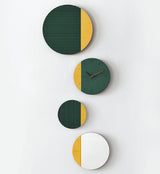 EM Collection - ‘Sinan Mirror Green’ Sculptured Wall Clock 134cm Length