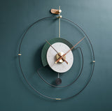 EM Collection - ‘Seidler Green & Grey’ Arthouse Wall Clock 80cm Length