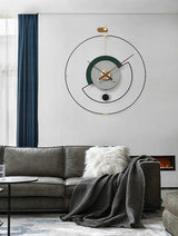 EM Collection - ‘Seidler Green & Grey’ Arthouse Wall Clock 80cm Length