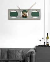 EM Collection - ‘Strauss Grey’ Post Modernist Wall Clock 70cm Length LP