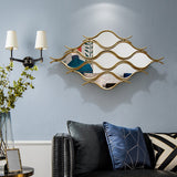 'Arcturus' Mirror Wall Sculpture 100cm Length - Waves of Beauty