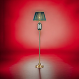 ‘Armani’ Green & Gold Traditional Ceramic Floor Lamp