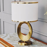 ‘Rohe’ Gold Brass Table Lamp koi