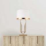 ‘Miller’ Gold Brass Table Lamp