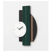 EM Collection - 'Pelli Green’ Abstract Wall Clock 68cm Length